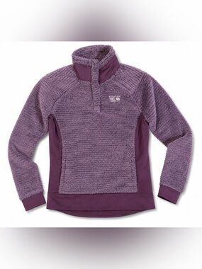 Mountain Hardwear Monkey Woman Pullover Fleece Jacket Purple Women’s Size M
